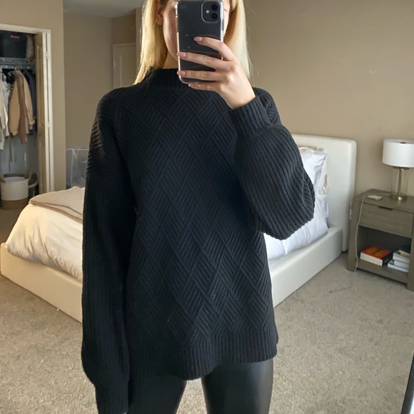 Free People Sweaters - Mock neck Cable Knit Sweater